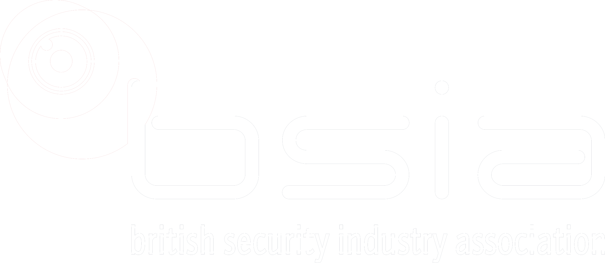 Logo of the British Security Industry Association (BSIA), featuring a stylized eye design and the acronym 