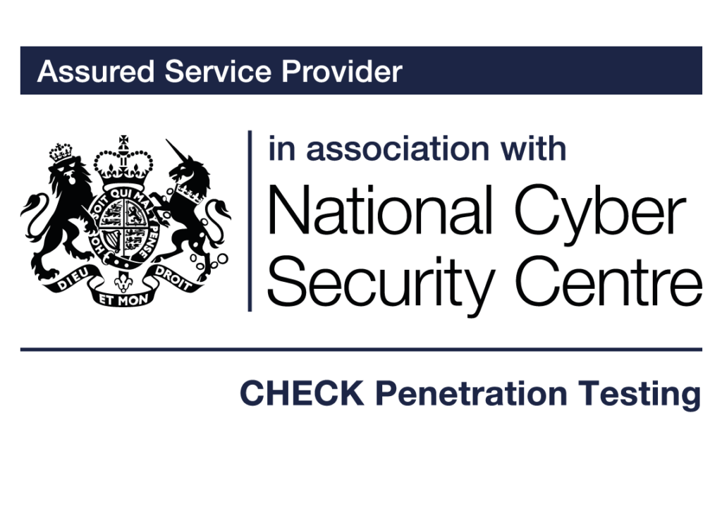 NCSC check penetration testing logo